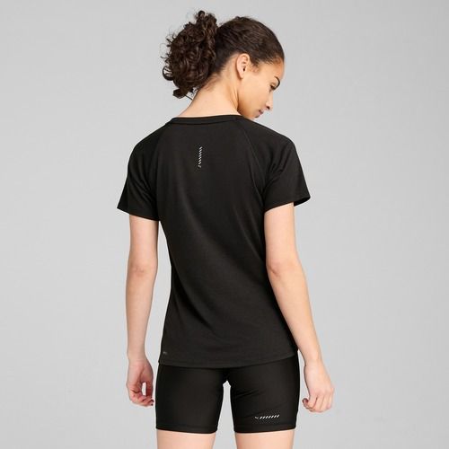 Maglietta da corsa da donna PUMA Run Velocity Tee Tri-Blend puma nero