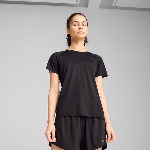 Maglietta da corsa da donna PUMA Run Velocity Tee Poly puma nero