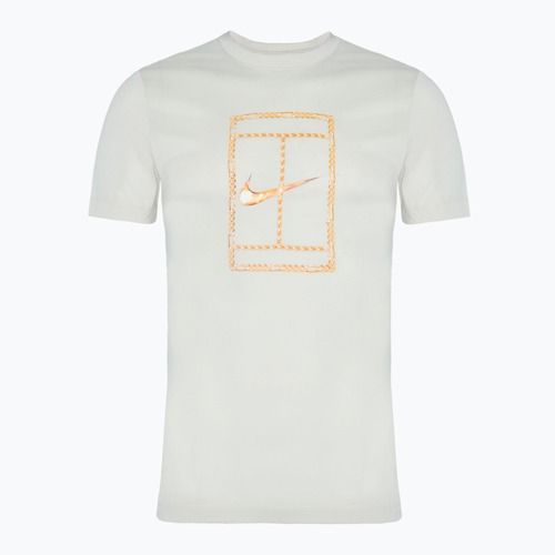 Maglietta da tennis Nike Court Dri-FIT Uomo marrone chiaro