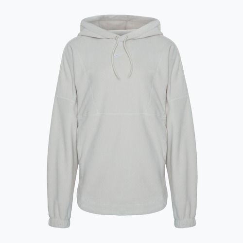 Felpa Nike One Therma-FIT donna marrone chiaro/bianco