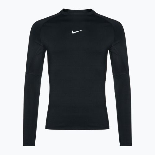 Maniche lunghe da allenamento da uomo Nike Pro Warm LS nero/bianco