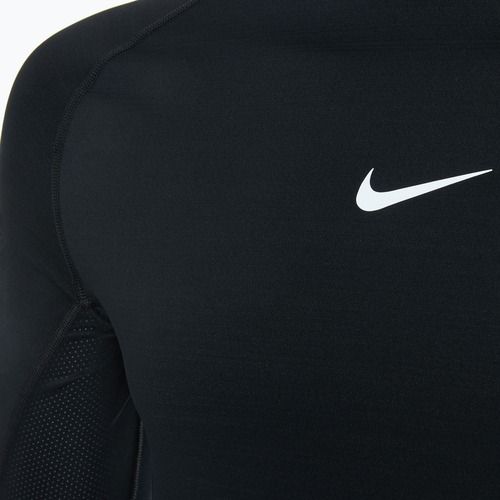 Maniche lunghe da allenamento da uomo Nike Pro Warm LS nero/bianco