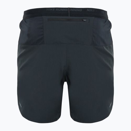 Pantaloncini da corsa Nike Dri-FIT Stride da uomo nero / nero / nero / argento riflettente