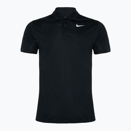 Maglietta da tennis Nike Court Dri-Fit Uomo nero/bianco