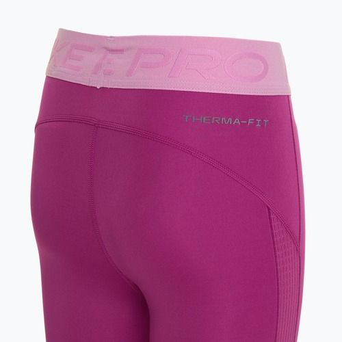 Leggings da allenamento Nike Pro Dri-FIT Trainig bambino fucsia caldo / nero / rosa intenso