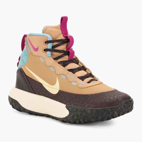 Scarpe Nike Hikeda canapa / bordeaux cenere / denim turchese / avorio pallido per bambini