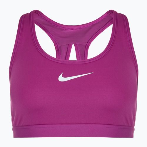 Reggiseno da allenamento Nike Swoosh High Support fucsia caldo / fucsia caldo / bianco