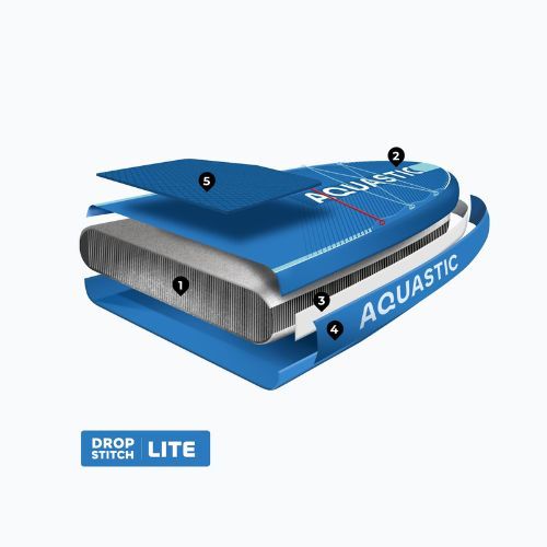 Set tavola SUP gonfiabile AQUASTIC Perth Pro 11'2" all-round blue