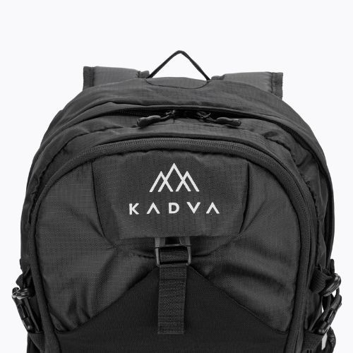 Zaino da trekking KADVA con tasca per laptop 25 l nero