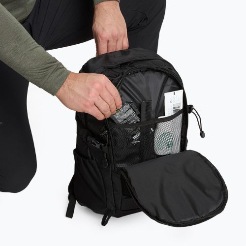 Zaino da trekking KADVA con tasca per laptop 25 l nero