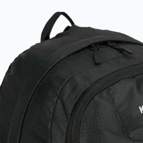 Zaino da trekking KADVA con tasca per laptop 25 l nero