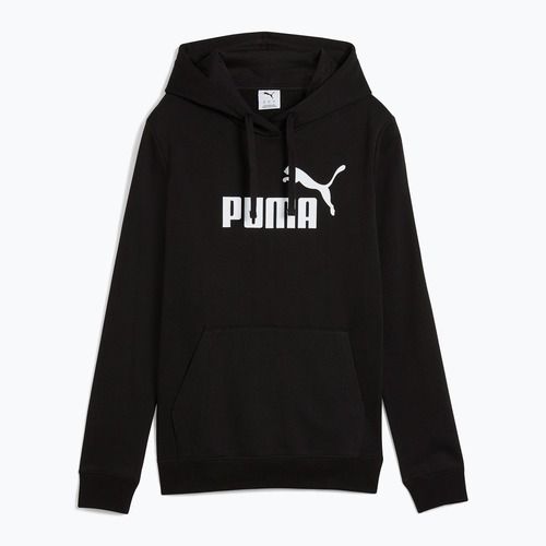 Felpa con cappuccio PUMA ESS No. 1 Logo Donna puma nero