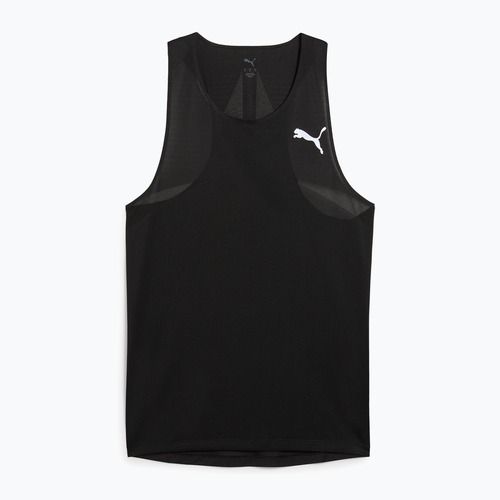Maglietta da corsa da uomo PUMA Raceday Ultraspun Singlet puma nero