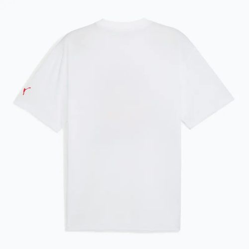 Maglietta da basket da uomo PUMA Hoopaverse Tee 3 puma bianco