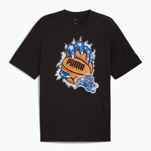 Maglietta da basket da uomo PUMA Hoopaverse Tee 3 puma nero