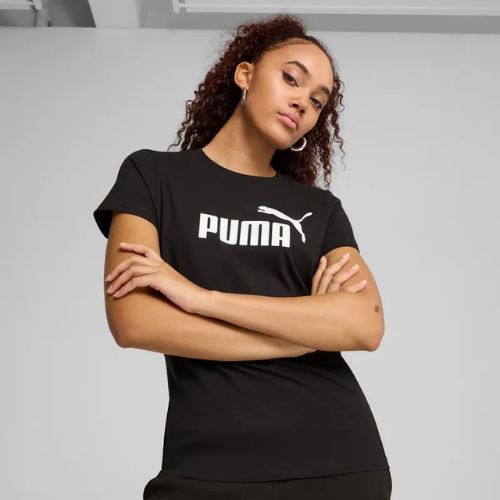 Donna PUMA ESS No. 1 Logo Tee puma nero