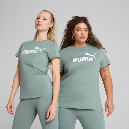 PUMA ESS No. 1 Logo Tee donna verde luna
