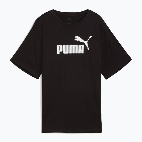 Donna PUMA ESS No. 1 Logo Relaxed Tee puma nero