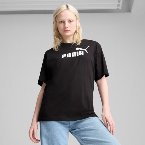 Donna PUMA ESS No. 1 Logo Relaxed Tee puma nero