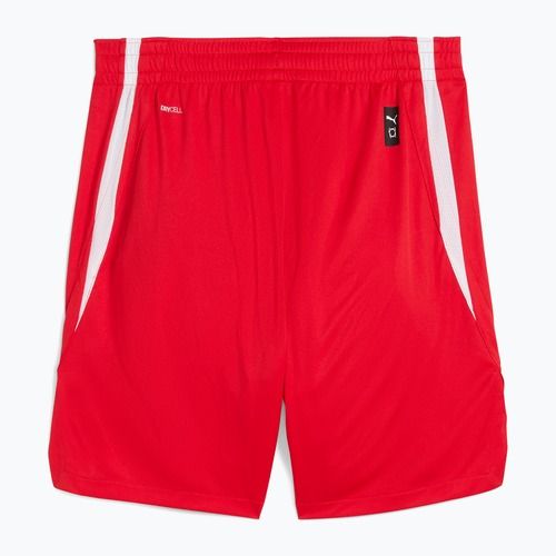 Pantaloncini da basket da uomo PUMA teamJAWS Starter per sempre rosso
