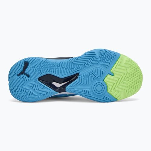 Scarpe sportive indoor da uomo PUMA Solarstrike III blu luminoso/club navy/mela frizzante