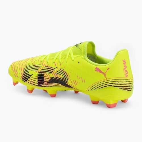 Scarpe da calcio da uomo PUMA Future 8 Play FG/AG yellow alert/ puma nero/ sole colpito