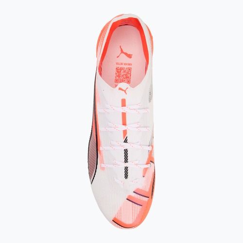 Scarpe da calcio PUMA Ultra 5 Ultimate FG da uomo puma bianco/puma nero/rosso brillante
