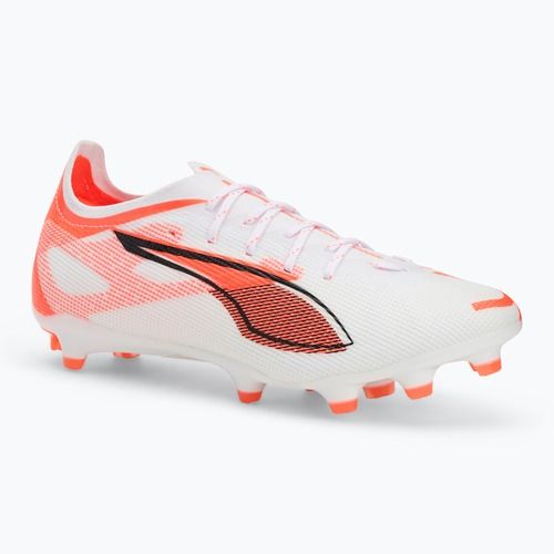 Scarpe da calcio da uomo PUMA Ultra 5 Pro FG/AG puma bianco/puma nero/rosso brillante