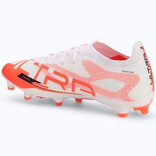 Scarpe da calcio da uomo PUMA Ultra 5 Pro FG/AG puma bianco/puma nero/rosso brillante