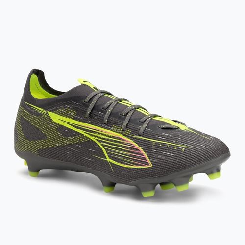 Scarpe da calcio PUMA uomo Ultra 5 Pro FG/AG argento invecchiato opaco/allarme giallo/sole colpito