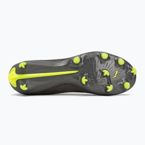 Scarpe da calcio PUMA uomo Ultra 5 Pro FG/AG argento invecchiato opaco/allarme giallo/sole colpito