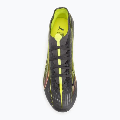 Scarpe da calcio PUMA uomo Ultra 5 Match FG/AG argento invecchiato opaco/allarme giallo/puma argento invecchiato