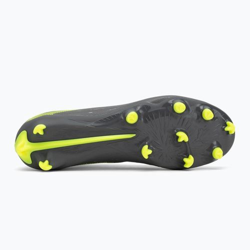 Scarpe da calcio da uomo PUMA Ultra 5 Play+ FG/AG argento invecchiato opaco/allarme giallo/puma argento invecchiato