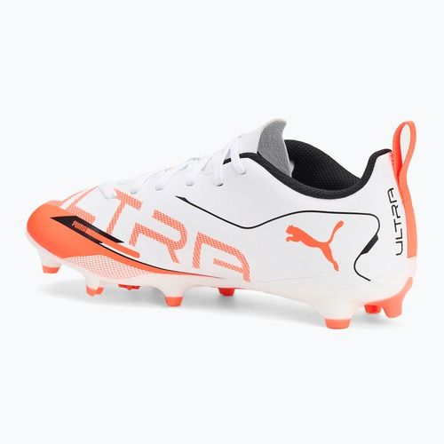 PUMA Ultra 5 Play FG/AG Jr scarpe da calcio puma bianco/puma nero/rosso brillante
