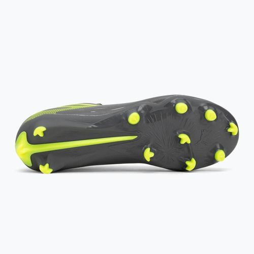 PUMA Ultra 5 Play FG/AG Jr opaco argento invecchiato/allarme giallo/puma argento invecchiato scarpe da calcio per bambini