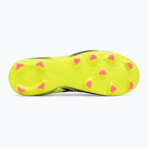 Scarpe da calcio per bambini PUMA Future 8 Match LL FG/AG allarme giallo/ puma nero/ sole colpito