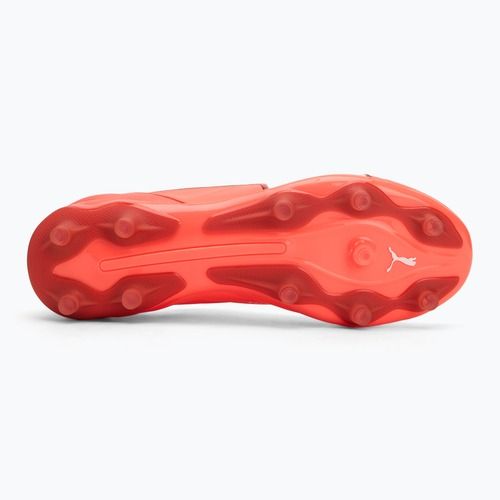 PUMA King Pro FG/AG scarpe da calcio da uomo rosso incandescente/puma bianco/rosso fuoco