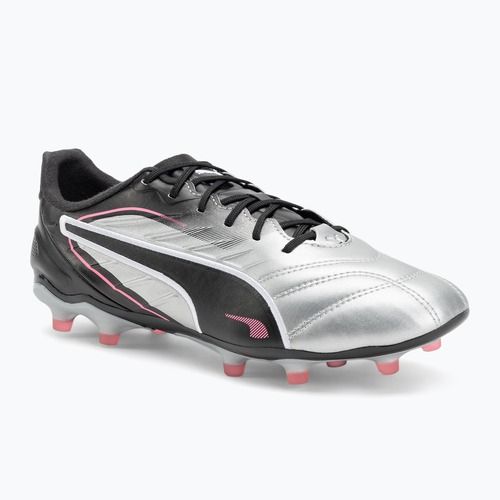 PUMA King Pro FG/AG scarpe da calcio da uomo puma silver/puma nero/sun struck/puma bianco