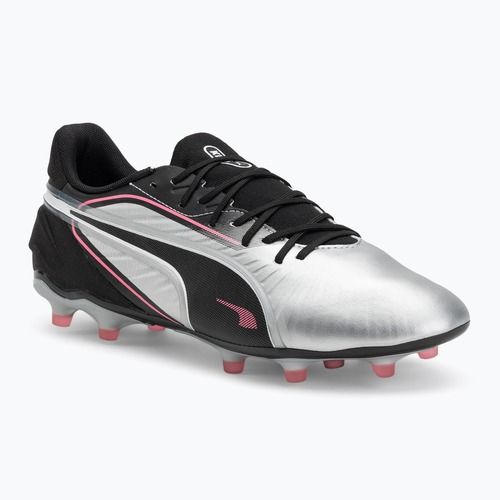 PUMA King Match FG/AG scarpe da calcio da uomo puma silver/puma nero/sun struck/puma bianco