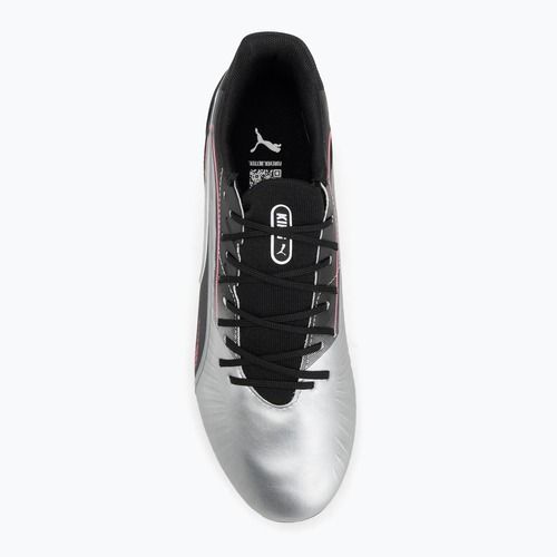 PUMA King Match FG/AG scarpe da calcio da uomo puma silver/puma nero/sun struck/puma bianco