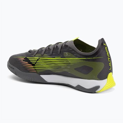 Scarpe da calcio PUMA Ultra 5 Match It opaco argento invecchiato/allarme giallo/puma argento invecchiato da uomo