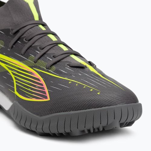 PUMA Ultra 5 Match+ TT opaco argento invecchiato/allarme giallo/puma argento invecchiato scarpe da calcio