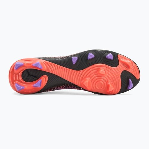 Scarpe da calcio da uomo PUMA Future 8 Match Low FG/AG puma nero/puma bianco/rosso brillante