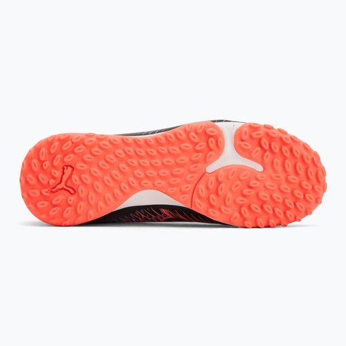Scarpe da calcio per bambini PUMA Future 8 Play TT + Mid puma nero/puma bianco/rosso brillante