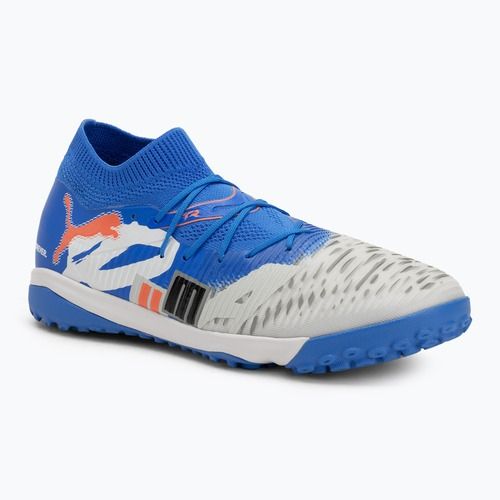 PUMA Future 8 Match Forever TT scarpe da calcio uomo bianco/ultra blu/grigio piuma/puma nera/rosso brillante