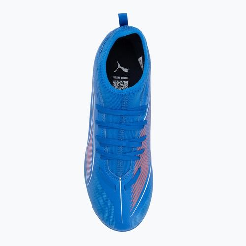 PUMA Ultra 6 Match FG/AG Jr scarpe da calcio bambino ultra blu/puma bianco/rosso brillante