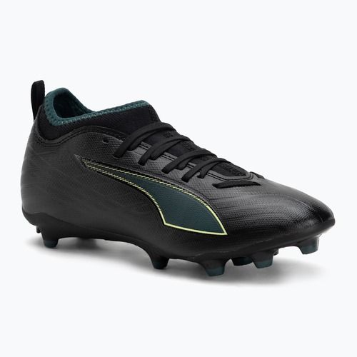 PUMA Ultra 6 Match FG/AG Jr bambini scarpe da calcio puma nero / luce frizzante / terreno verde