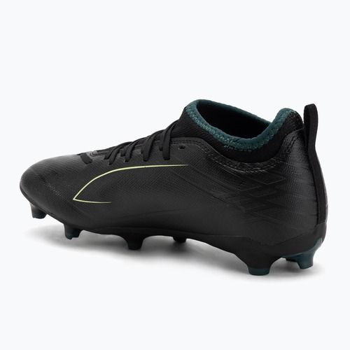 PUMA Ultra 6 Match FG/AG Jr bambini scarpe da calcio puma nero / luce frizzante / terreno verde
