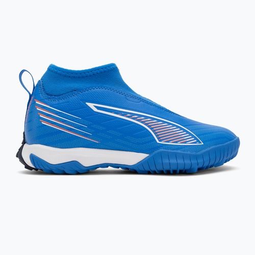 PUMA Ultra 6 Match+ LL TT + Mid Jr scarpe da calcio bambino ultra blu/puma bianco/rosso brillante