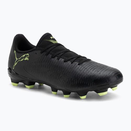 Scarpe da calcio da uomo PUMA Future 8 Play FG/AG puma nero/luce frizzante/terreno verde